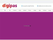 Tablet Screenshot of digipas.nl